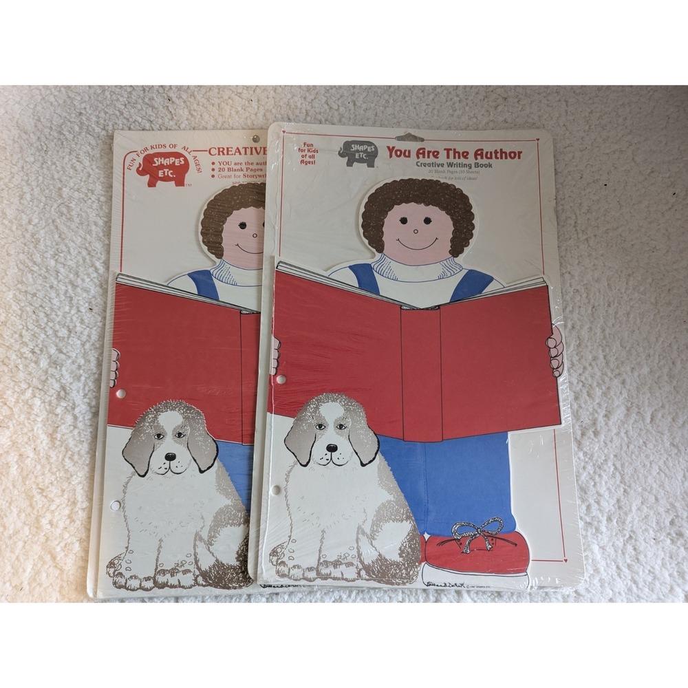 1987 Vintage Creative Writing Activity Book . Create‎ Your Book Lot Of 2
